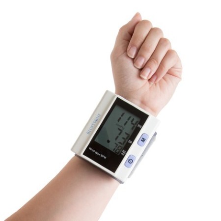 FLEMING SUPPLY Automatic Wrist Blood Pressure Monitor with Digital LCD Display Screen, Fast BP, Adjustable Cuff 886648KJG